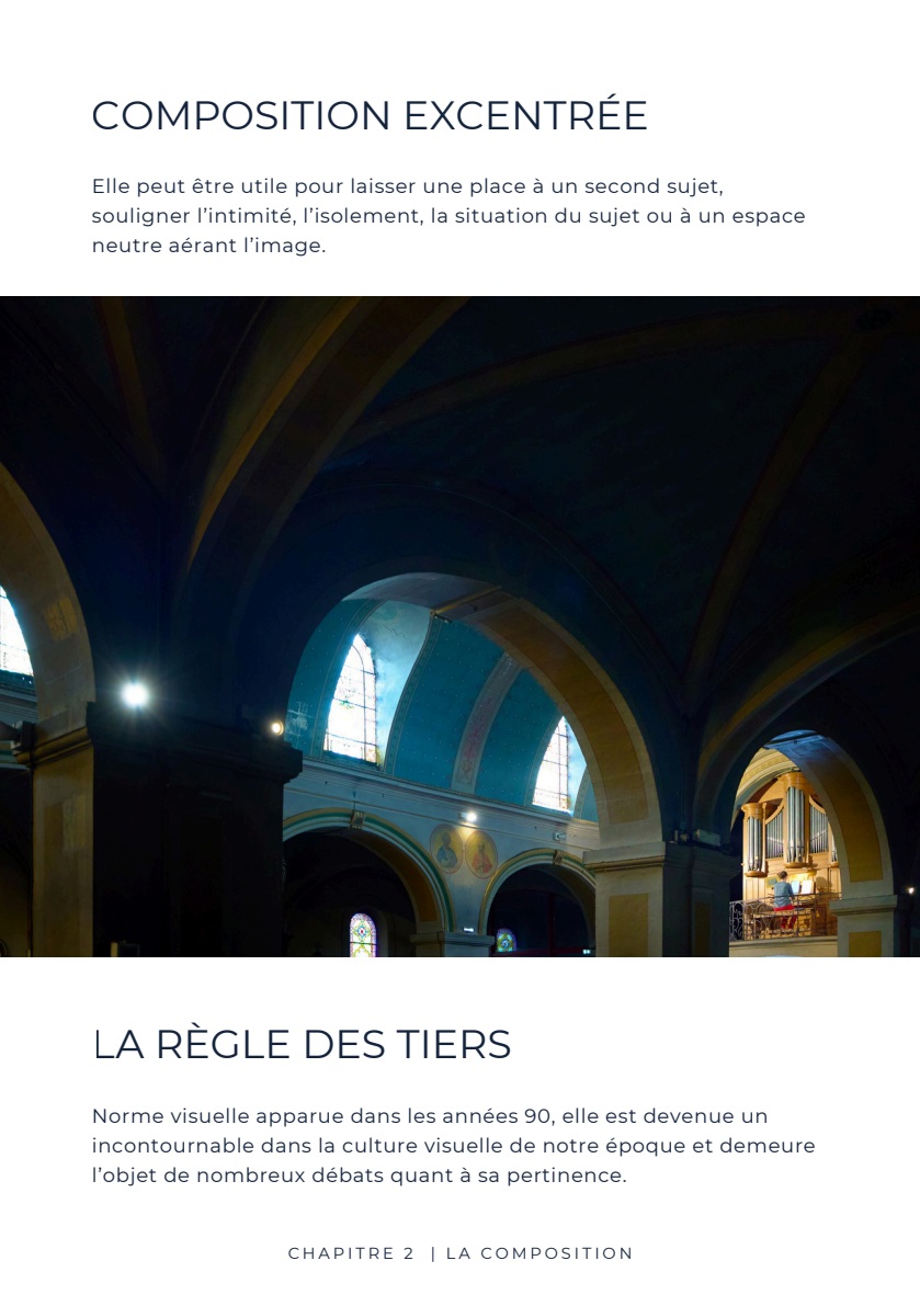 Page complète du chapitre 2, la composition